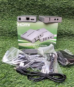 Cat5e Cat6 Rj45 Ethernet Cable 60m Usb KVM Hdmi Extender With 1080 R/L