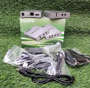 1080p R/L Audio by Cat5e Cat6 Rj45 Ethernet Cable 60m Usb KVM