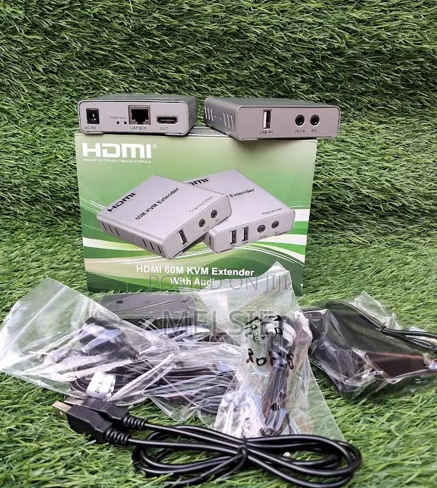 Cat5e Cat6 Rj45 Ethernet Cable 60m Usb KVM Hdmi Extender With 1080p