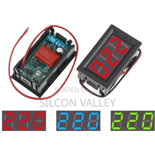 Ac 70-500v 0.56" Led Digital Voltmeter Voltage Meter - thumbnail 2