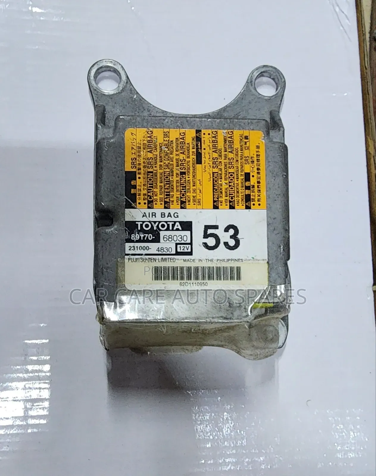 Air Bag Computer/ SRS Toyota Wish