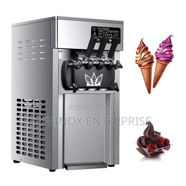 3-Flavour Soft Ice Cream Machine - main view