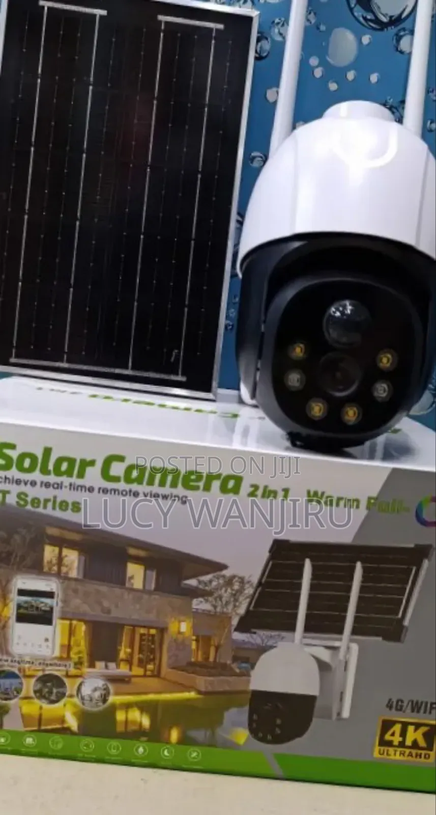 Ai Solar Powered 4g CCTV 360 Camera