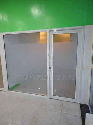 Aluminium Partition and With Swing Door
