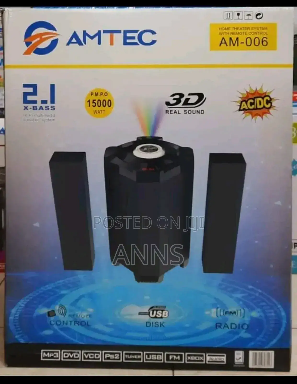 2.1 Ac/Dc Am-006 Amtec Mtungi Woofer