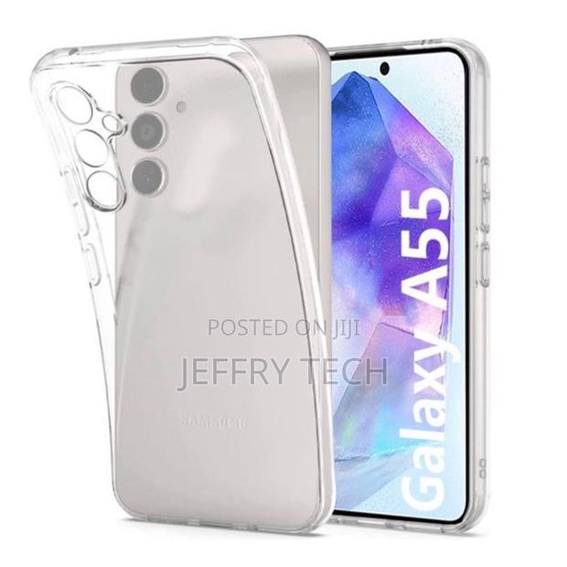 Transparent Case Compatible With Samsung Galaxy A55 + 1 Shockpro - main view