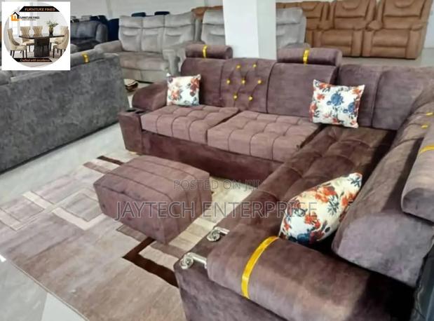 6 Seater L-Shaped Sofa - main view