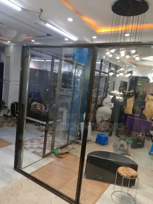 Aluminium Partition in a Boutique