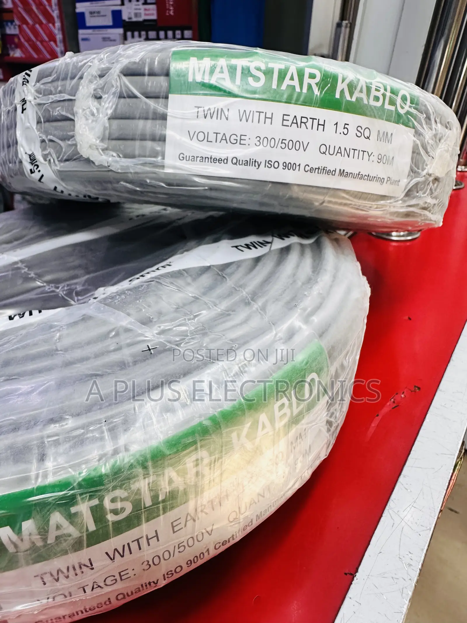 Matstar 1.5mm Durable Twin With Earth Wire | 90 Metres Length