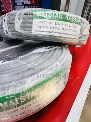 Matstar 1.5mm Durable Twin With Earth Wire | 90 Metres Length