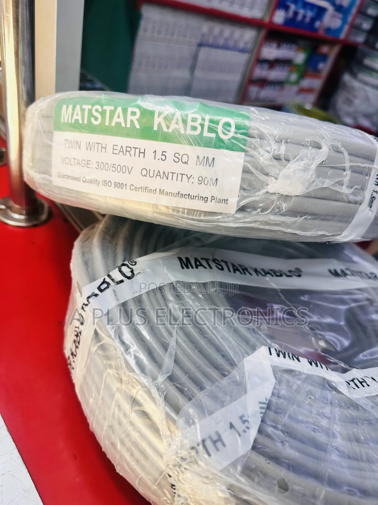 Matstar 1.5mm Standard Twe Earth Cable Lighting House Wiring-90m Roll