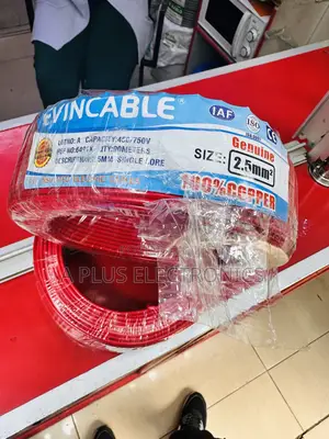 Original Red Evincable 2.5mm Single Electrical Wire |Strong Copper 90m