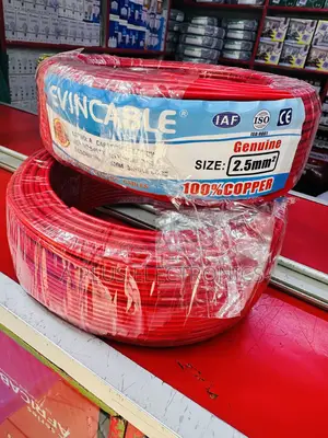 Trusted Red Evincable 2.5mm Single Electrical Cable Home Wiring 90 M
