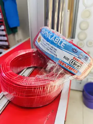 Red Evincable 2.5mm Single Copper Wire for House Office Wiring 90m