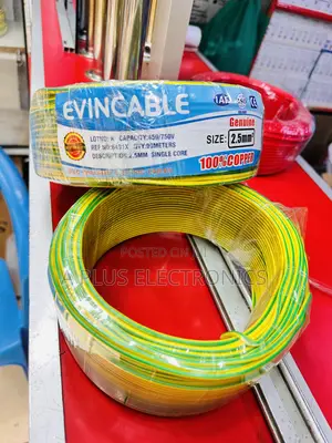 2.5mm2 90m Green/Yellow Wiring Cable – Single Core