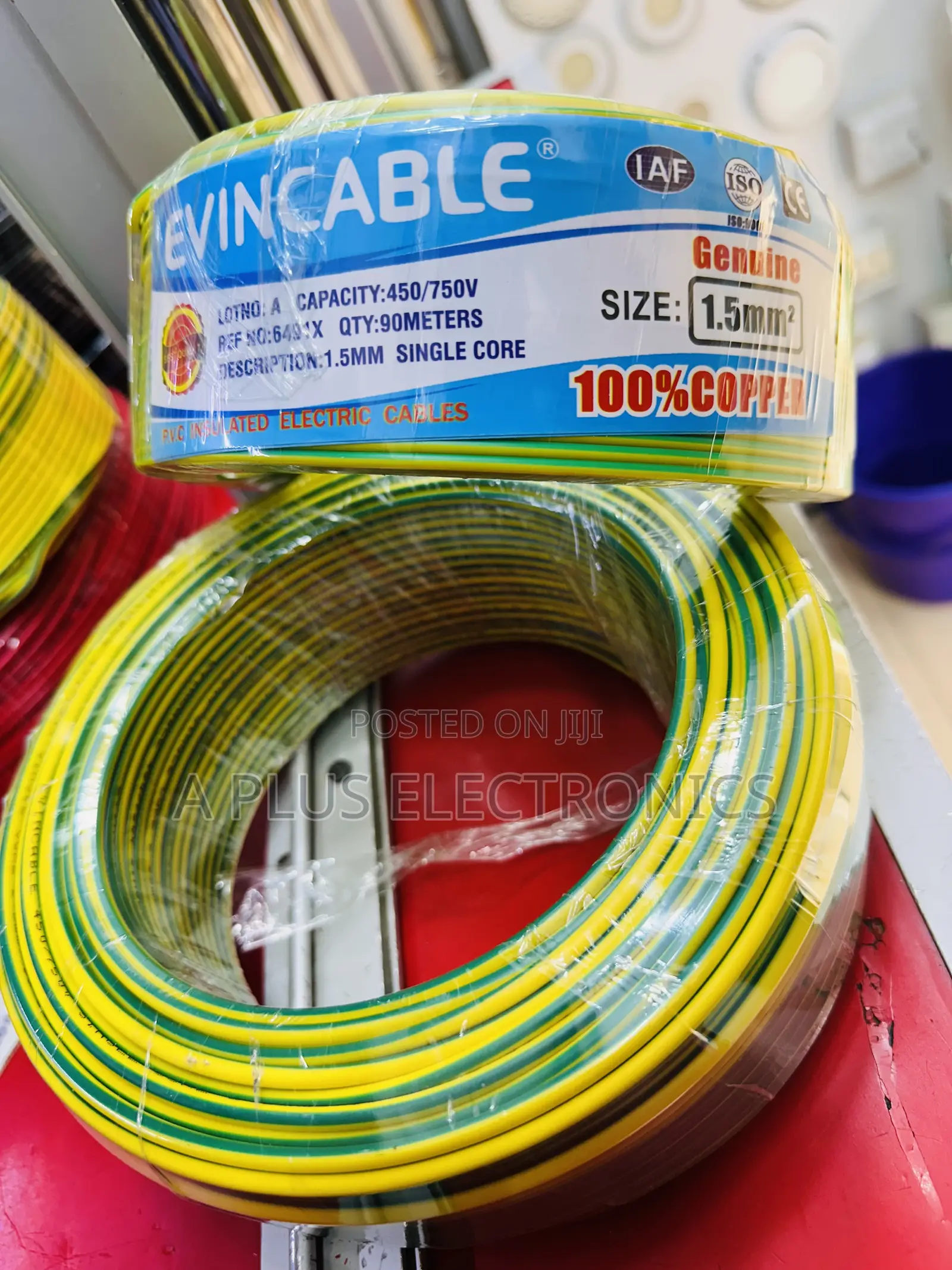 Greenyellow Evincable 2.5mm2 Cable Perfect for All Electrical Projects