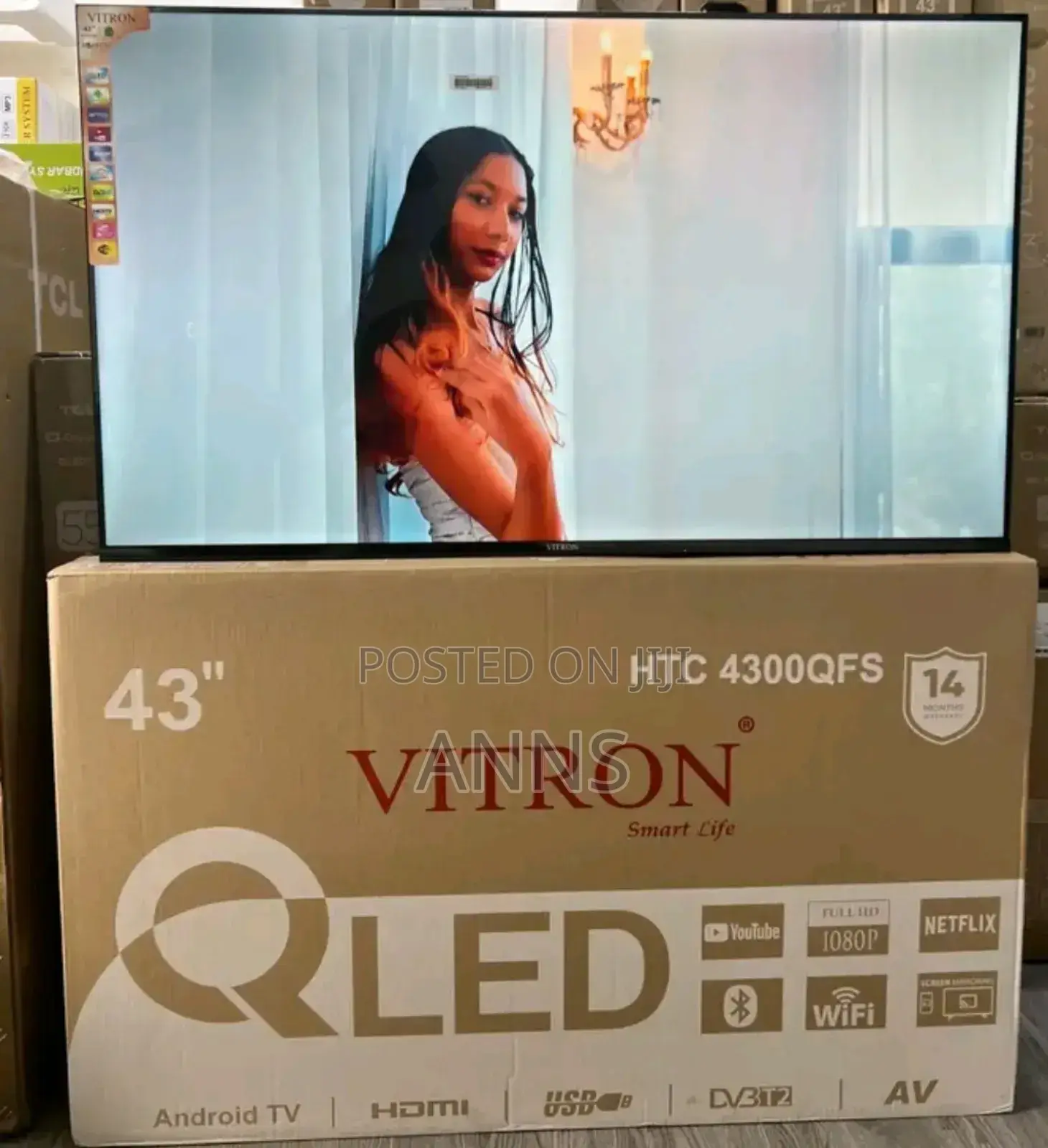 Vitron 43 Inch Qled 1080p