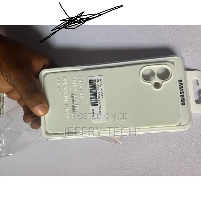 Silicone Cases Compatible With Samsung A06 - White