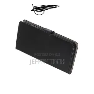 Leather Flip Case Compatible With Samsung Note 9 - Black