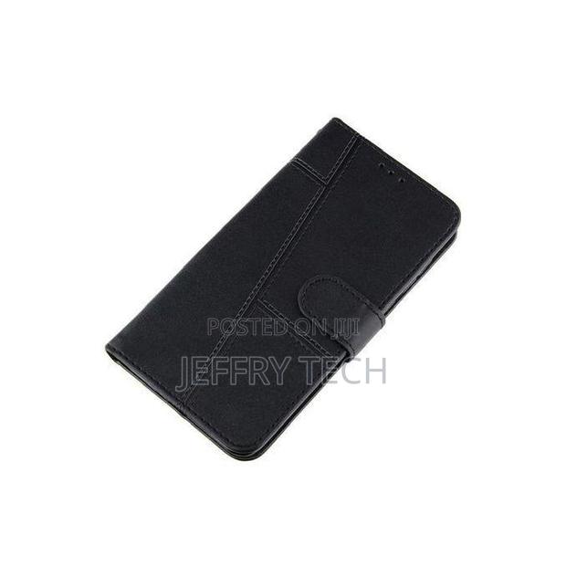 Leather Flip Case Compatible With Tecno Camon 20 Pro - Black