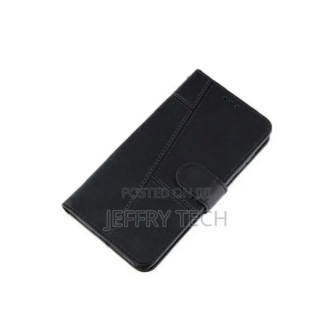 Leather Flip Case Compatible With Tecno Camon 20 Pro - Black