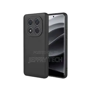 Silicone Case Compatible With Redmi Note 14 Pro - Black