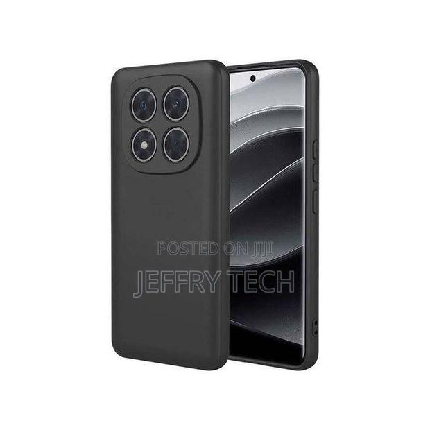 Silicone Case Compatible With Redmi Note 14 Pro - Black - main view