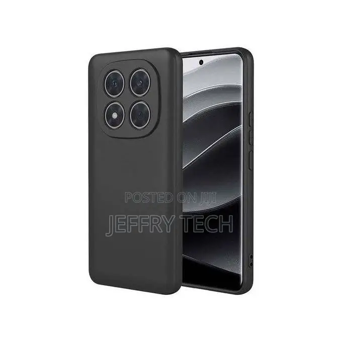 Silicone Case Compatible With Redmi Note 14 Pro - Black