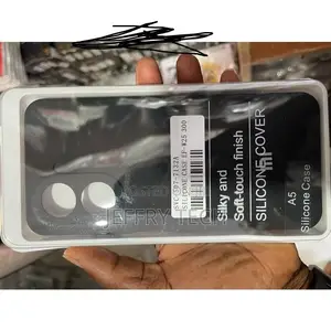 Silicone Case Compatible With Redmi A5 With Shockproof Protection - Bl