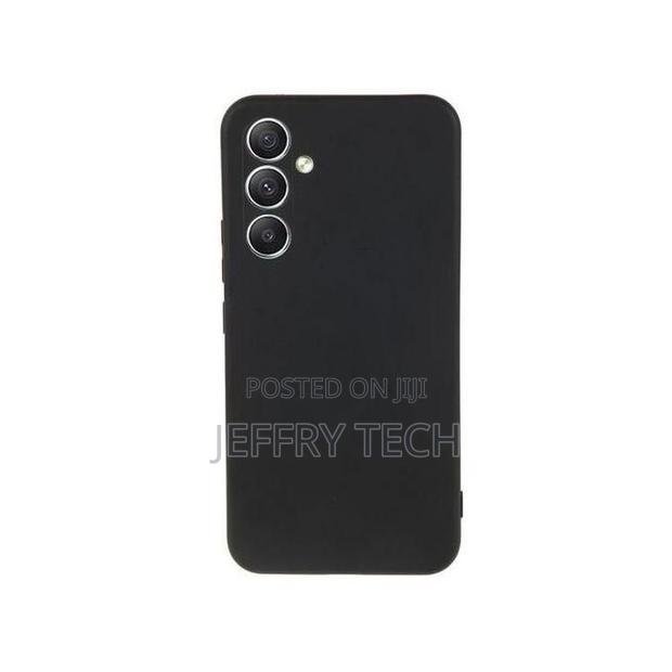 Silicone Case Compatible With Samsung A34 - Black +1 Shockproof - main view
