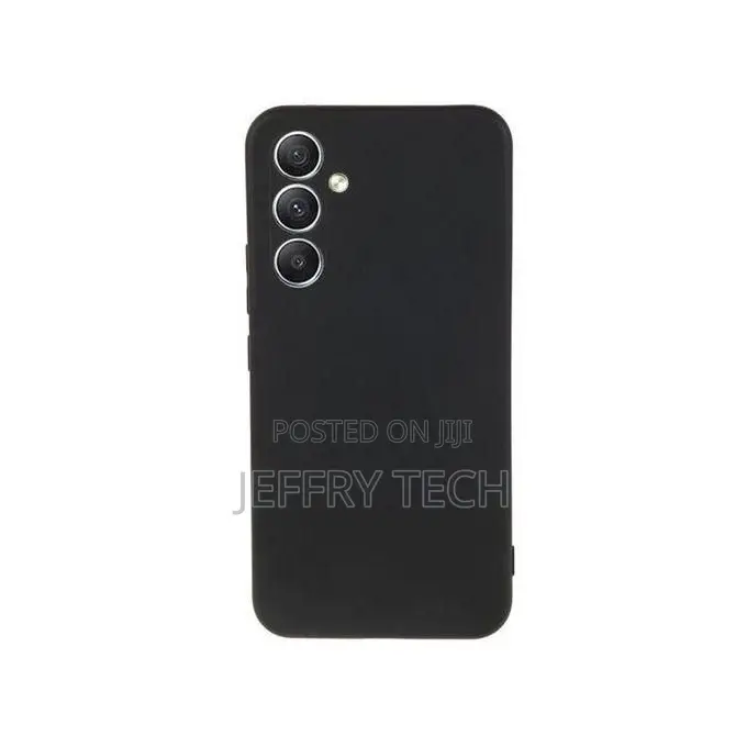 Silicone Case Compatible With Samsung A34 - Black +1 Shockproof