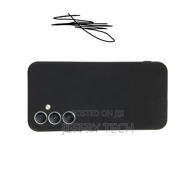 Silicone Case Compatible With Samsung A34 - Black +1 Shockproof