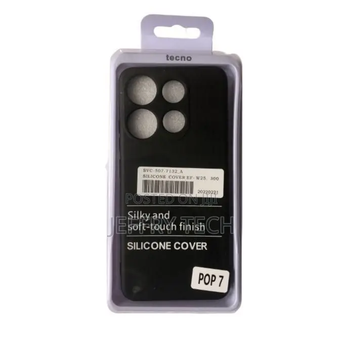 Share This Producttecno Pop 7 + 1 Shockproof Silicone Case - Black