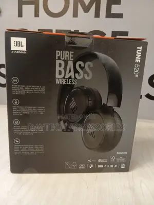 JBL Tune 520bt | Wireless on-Ear Headphones - Black