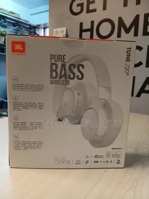JBL Tune 720bt Wireless on-Ear Headphones (Black)