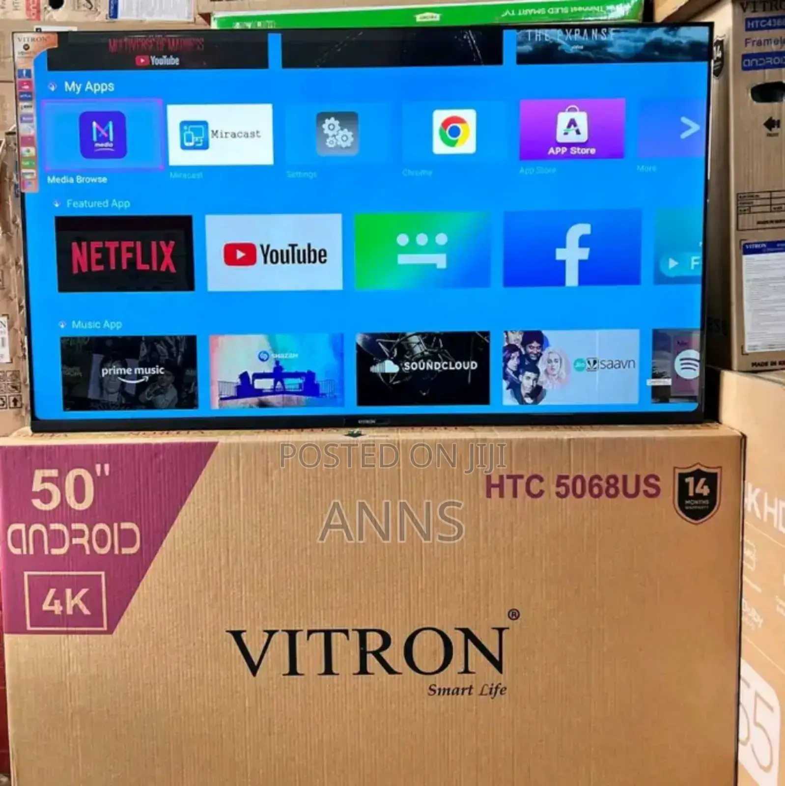 Smart Life Vitron 50 Inch Android Tv 4 K