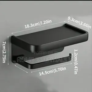 *Wall Mount Metallic Toilet Tissue/Paper Holder