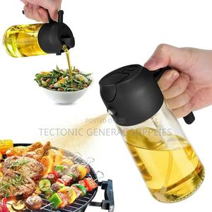 *2in1 Kitchen Oil Spray Bottle Dispenser 600mls - thumbnail 2