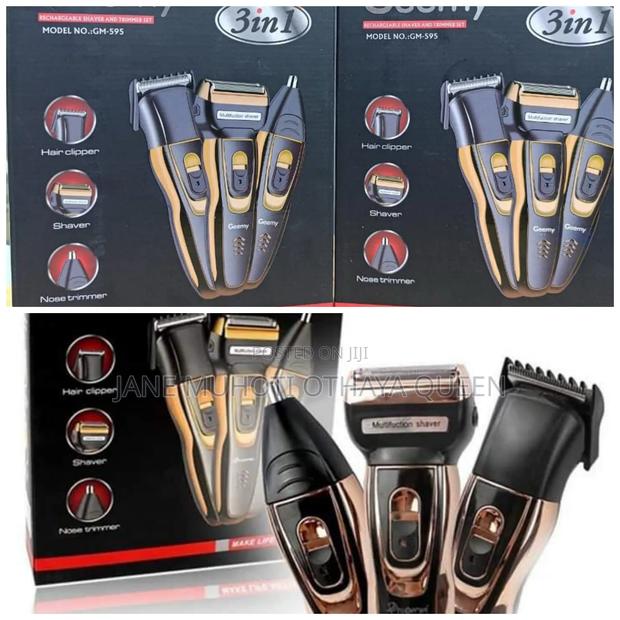 *Geemy 3in1 Rechargeable Shaver and Trimmer Set