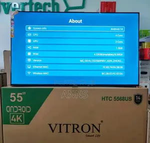 14 Months Warranty Vitron 55 Inch Htc55