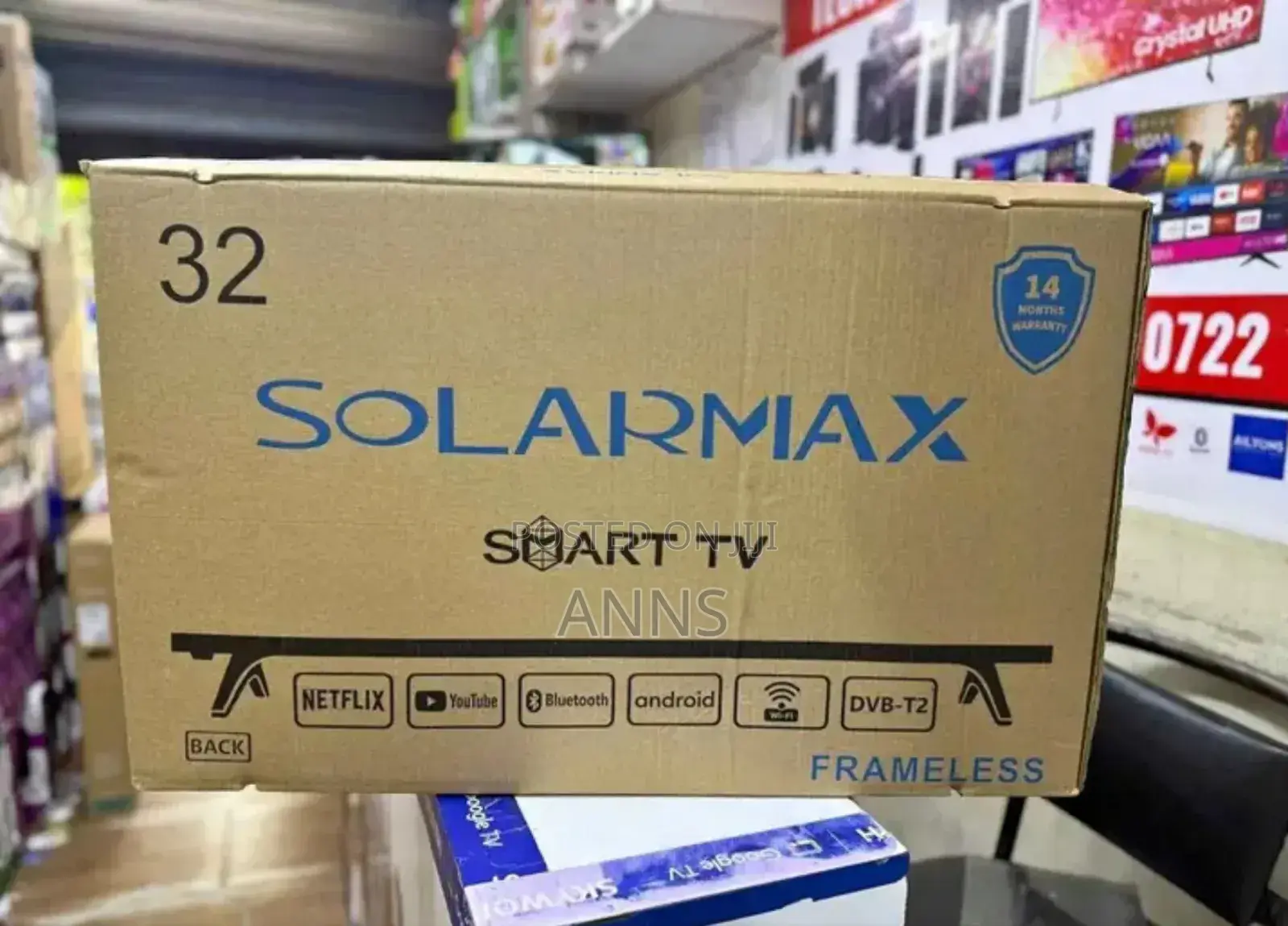 14 Months Warranty Solarmax 32 Inch Smart Tv