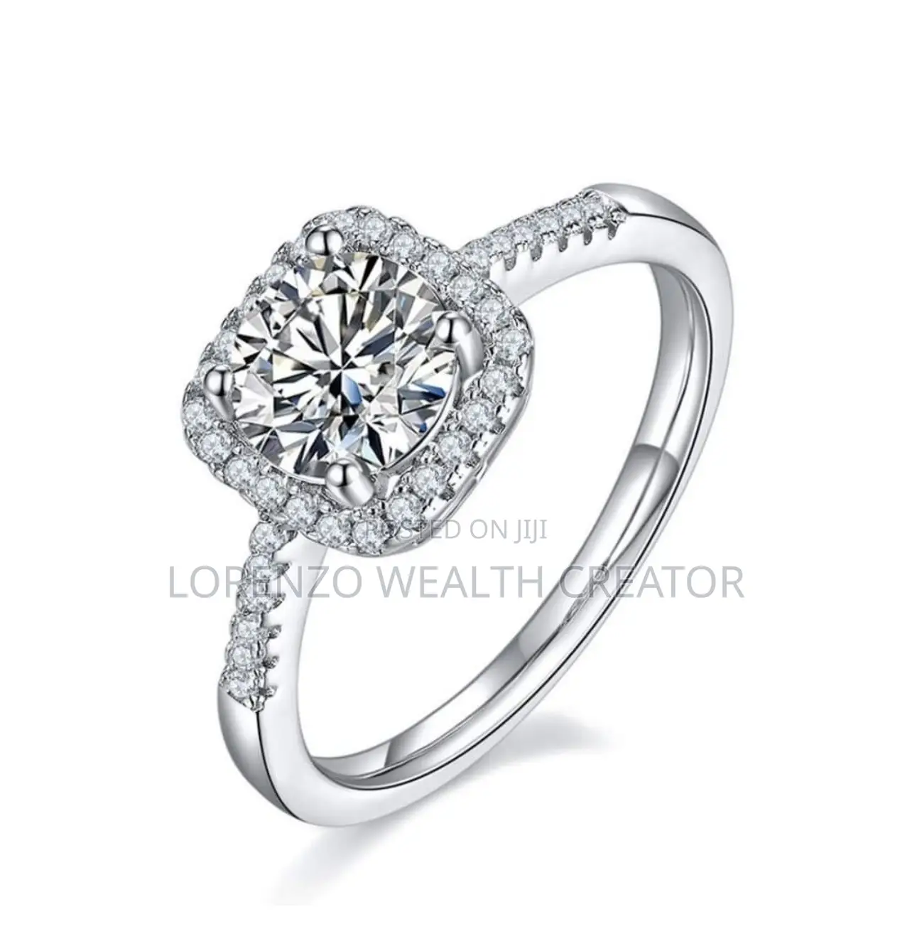 Silver Engagement Ring for Proposals