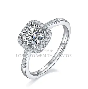 Silver Engagement Ring for Proposals