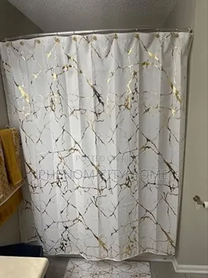 Marble Polyester Shower Curtains