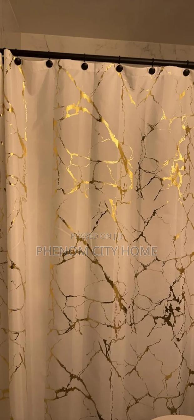 Marble Polyester Shower Curtains - thumbnail 2