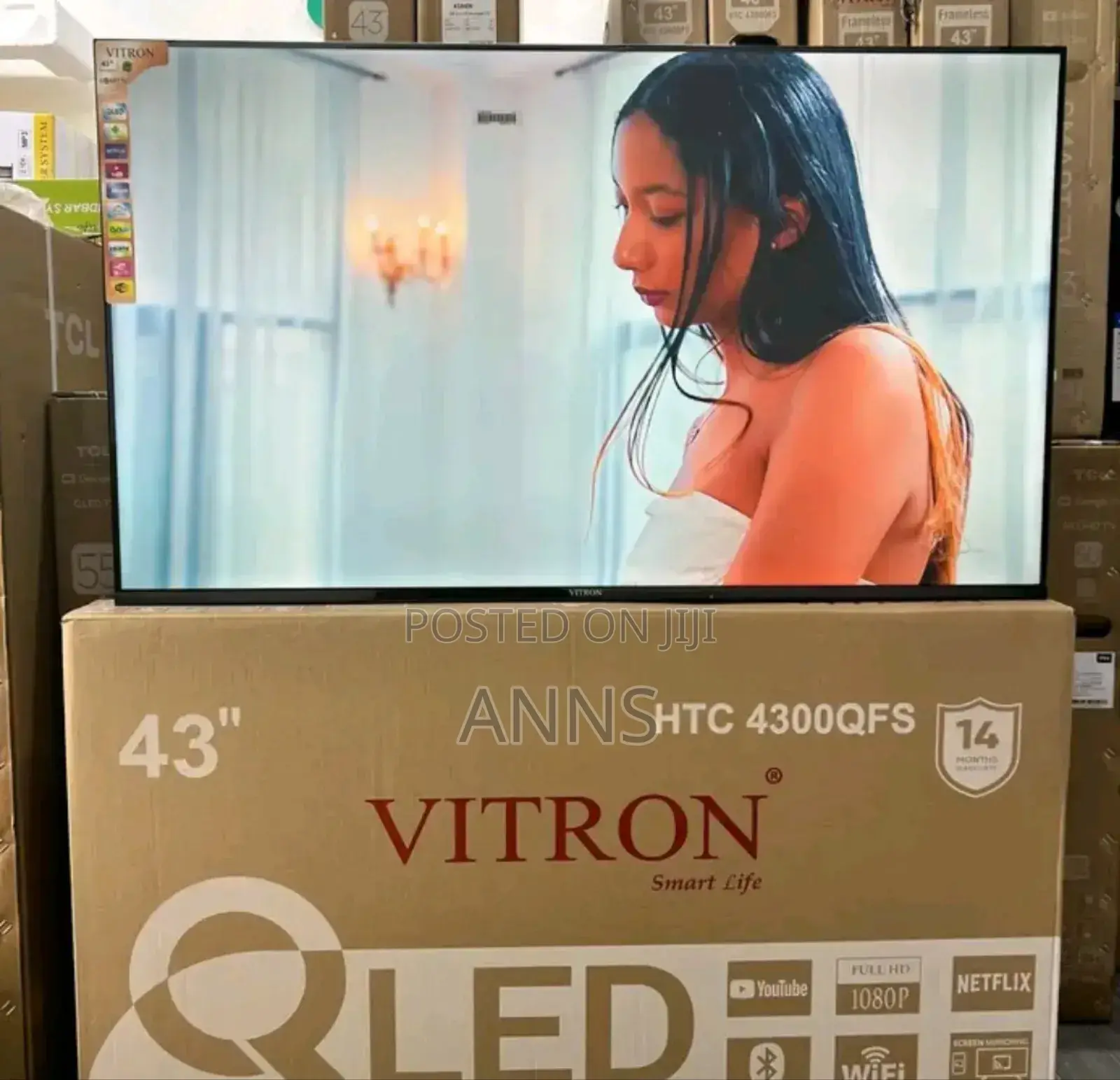 Pre - Installed Apps Qled Vitron 43 Inch