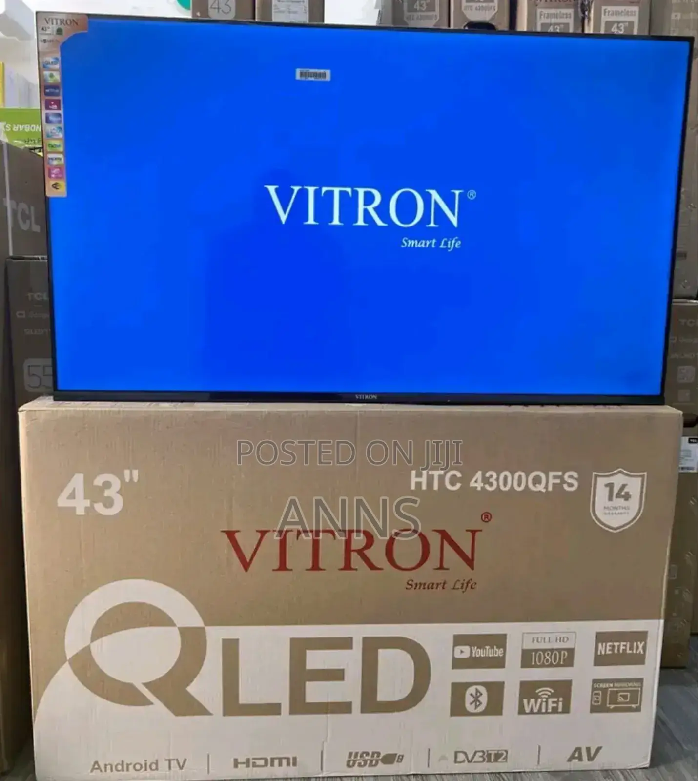 Usb Digital Media Player Vitron 43 Inch Smart Tv