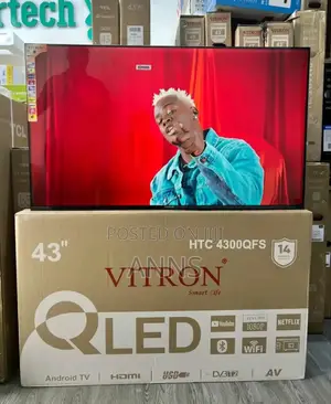 Ample Storage 8 Gb Ram Vitron 43 Inch Qled Television