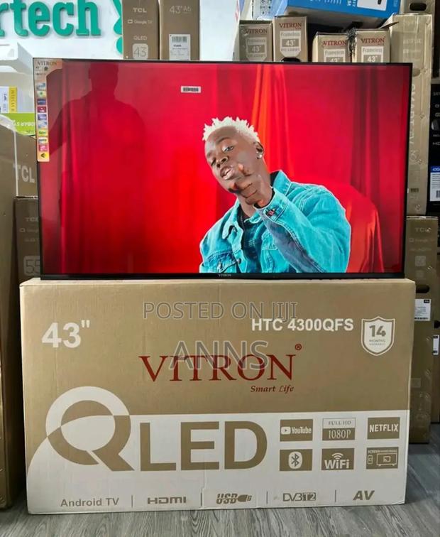 Ample Storage 8 Gb Ram Vitron 43 Inch Qled Television - thumbnail 2