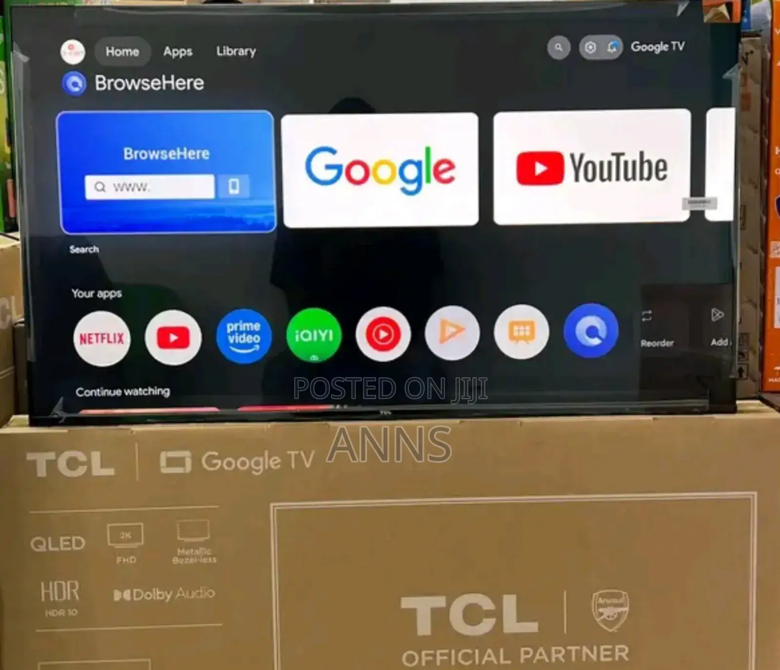 Colour Enhancement Display Qled 43 Inch TCL Television